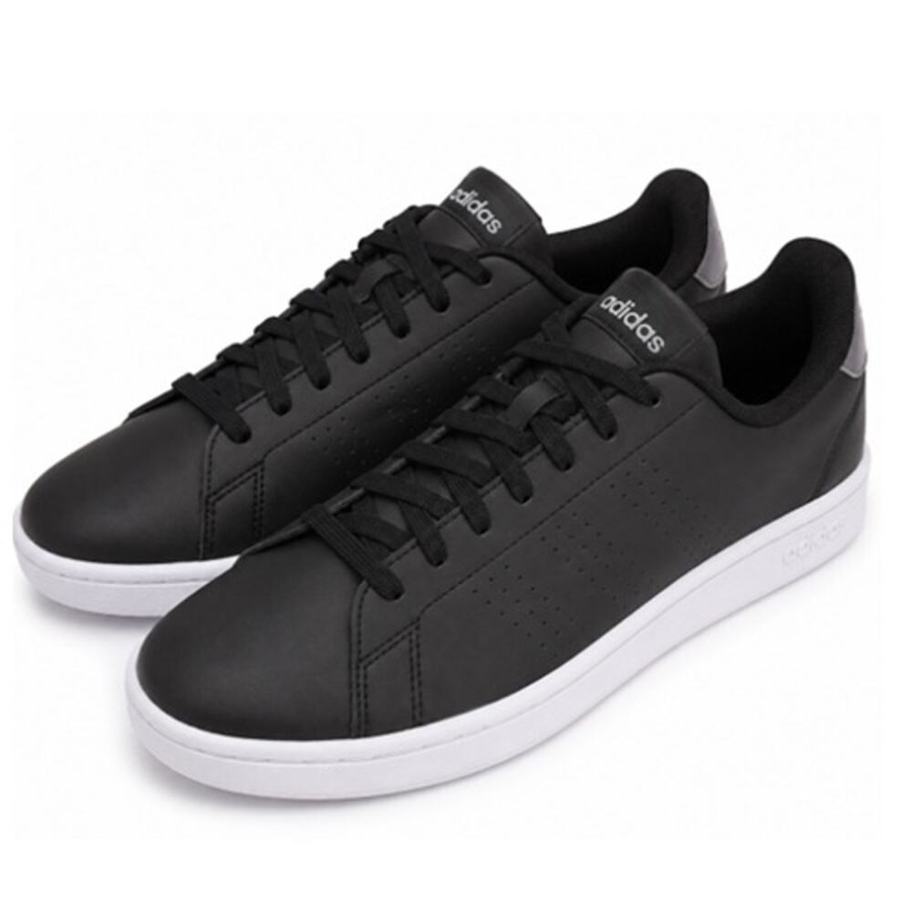 Adidas Advantage Base 2.0 Black White Cloudfoam Sneakers Shoes Mens US 8.5 NWOT